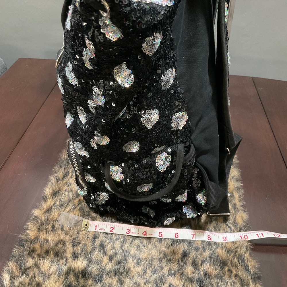 PINK BY VS SEQUINS POLKA DOT BACKPACK - Picture 2 of 9